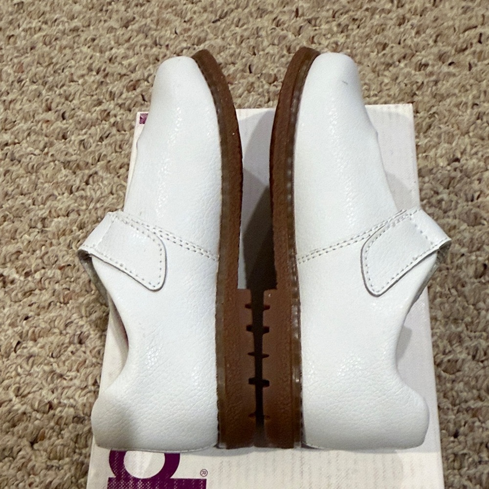Pediped White Dress Shoes for Kids - size US 10, EU 27 - Picture 5 of 9